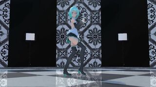 【MMD】Short-haired Miku-san - Lamb【R-18】