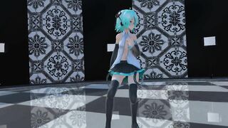 【MMD】Short-haired Miku-san - Lamb【R-18】