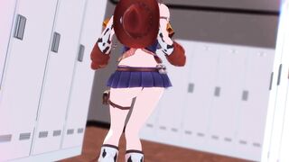 mmd r18 Tawawa MMD Ai chan shows off her cowgirl costume Trolls song 3d hentai nsfw ntr