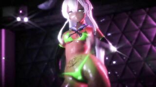 【MMD R-18 SEX DANCE】tasty hot big buttocks in night club intense fuck [CREDIT BY] Taka84_mmd