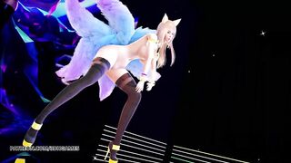 [MMD] K/DA - The Baddest Ahri Hot Nude Dance League of Legends KDA