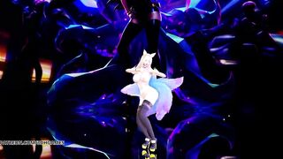 [MMD] K/DA - The Baddest Ahri Hot Nude Dance League of Legends KDA