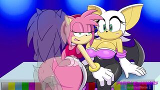 Rouge The Bat Gets Cucked By Amy Rose