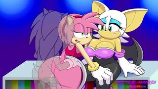 Rouge The Bat Gets Cucked By Amy Rose