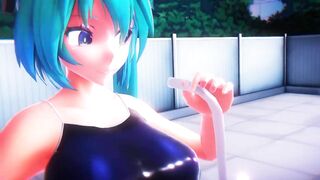 Imbapovi - Miku Uses Huge Water Breasts for a Good Cause