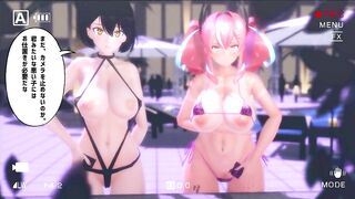 【MMD R-18 SEX DANCE】BALTIMORE, BREMERTON sweet tasty tits hot asses [CREDIT BY] yoru-sameon