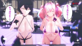 【MMD R-18 SEX DANCE】BALTIMORE, BREMERTON sweet tasty tits hot asses [CREDIT BY] yoru-sameon