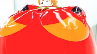 Imbapovi - Rei and Asuka Plug Suits Inflation to Burst