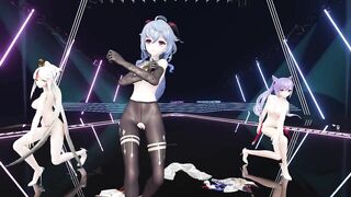 0028 -【R18-MMD】Genshin Impact 原神 Ganyu, Ningguang & Keqing