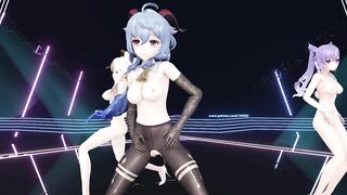 0028 -【R18-MMD】Genshin Impact 原神 Ganyu, Ningguang & Keqing