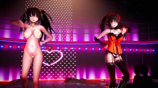 0046 -【R18-MMD-4K】Date A live double tokisaki kurumi 狂三 #1