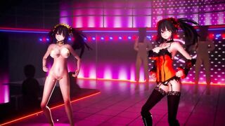 0046 -【R18-MMD-4K】Date A live double tokisaki kurumi 狂三 #1