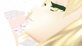 【SEX-MMD】Yukari - Grinding cock on face【No sound】【R-18】