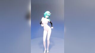 0083 -【R18-MMD】Genshin Impact 原神 Eula 优菈 - Shake it