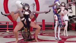 0076 -【R18-MMD】T-boy Yae sakura, Luo Tianyi - 桃源恋歌