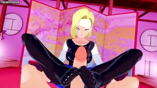 Hentai POV Feet Android 18 Dragon Ball