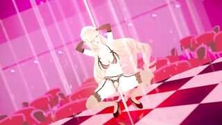 0187 -【R18-MMD】Honkai Impact 3 崩坏3 Durandal 幽兰黛尔 - poledance loop