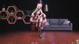 0169 -【R18-MMD】Honkai Impact 3 崩坏3 Durandal 幽兰黛尔 - Scream