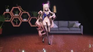 0169 -【R18-MMD】Honkai Impact 3 崩坏3 Durandal 幽兰黛尔 - Scream