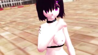 【MMD】Mobu-chan is summer but Snow Trick (complete version)【R-18】