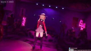 0247 -【R18-MMD】Ngon - nightclub gangbang 大概是舰C中的人物????