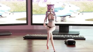 0226 -【R18-MMD】Hololive Auqa - Shake it