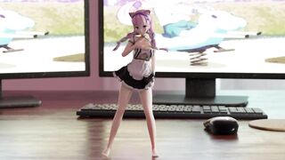 0226 -【R18-MMD】Hololive Auqa - Shake it