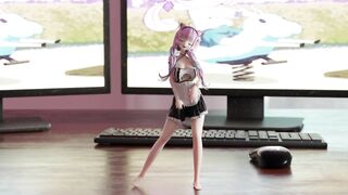 0226 -【R18-MMD】Hololive Auqa - Shake it