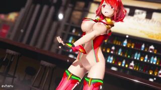 0225 -【R18-MMD】xenoblade chronicles 2 pyra and mythra