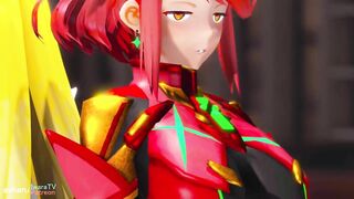 0225 -【R18-MMD】xenoblade chronicles 2 pyra and mythra