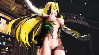 0225 -【R18-MMD】xenoblade chronicles 2 pyra and mythra