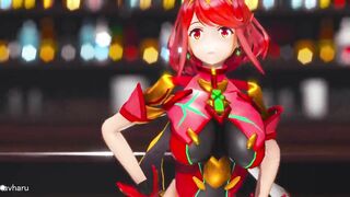 0225 -【R18-MMD】xenoblade chronicles 2 pyra and mythra