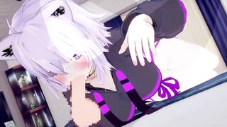 【Vtuber 猫又おかゆ】猫又おかゆがイチャイチャセックスするだけ3