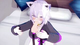 【Vtuber 猫又おかゆ】猫又おかゆがイチャイチャセックスするだけ3