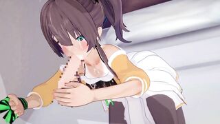 【Vtuber 夏色まつり】夏色まつりがイチャイチャセックスするだけ4