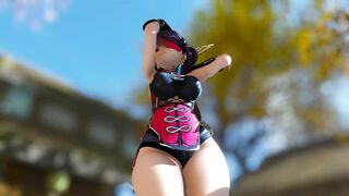 0381 -【R-18 MMD】 Genshin Impact 原神Extra thicc Beidou 北斗