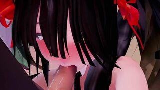 0368 -【R-18 MMD】Date A Live Tokisaki Kurumi - working in a pub 時崎狂三でポンポンダンス