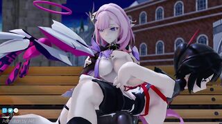 0354 -【R18-MMD】AKT - Honkai Impact 3rd 崩坏三 Raiden Mei x Elysia