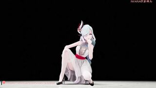 0350 -【R18-MMD】ShuYanEr - Genshin Impact 原神 Shenhe 申鹤 - Bon Bon chocolate