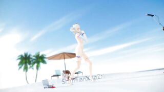 0405 - 【R18-MMD】Shantianxiaozhi - Genshin Impact 原神Babara mondstadt's Idol 芭芭拉