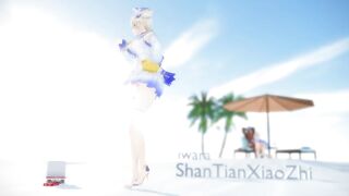 0405 - 【R18-MMD】Shantianxiaozhi - Genshin Impact 原神Babara mondstadt's Idol 芭芭拉