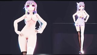 0288 -【R18-MMD】Genshin Impact 原神 Keqing 刻晴 - Good night Kiss