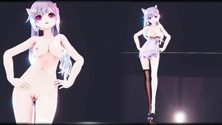 0288 -【R18-MMD】Genshin Impact 原神 Keqing 刻晴 - Good night Kiss