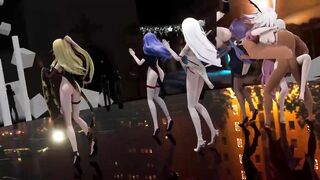 0389 -【R18-MMD】(the King is Back!) T-Boy - 爱蜜莉雅金莲八重樱洛天依22 - 随心所欲