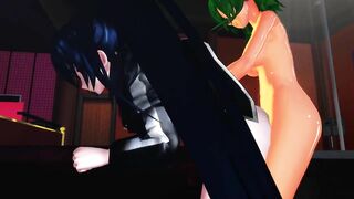 【SEX-MMD】Gumi fucks BRS (Futanari)【No sound】【R-18】