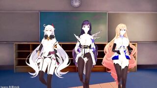 0450 -【R18-MMD】永夜mzk - Honkai Impact 3rd 崩坏三 Queens of Honkai - WiggleWiggle