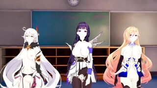 0450 -【R18-MMD】永夜mzk - Honkai Impact 3rd 崩坏三 Queens of Honkai - WiggleWiggle