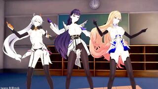 0450 -【R18-MMD】永夜mzk - Honkai Impact 3rd 崩坏三 Queens of Honkai - WiggleWiggle