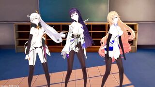 0450 -【R18-MMD】永夜mzk - Honkai Impact 3rd 崩坏三 Queens of Honkai - WiggleWiggle