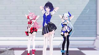 0438 -【R18-MMD】Honkai Impact 3rd 崩坏三 your honkai harem waifu